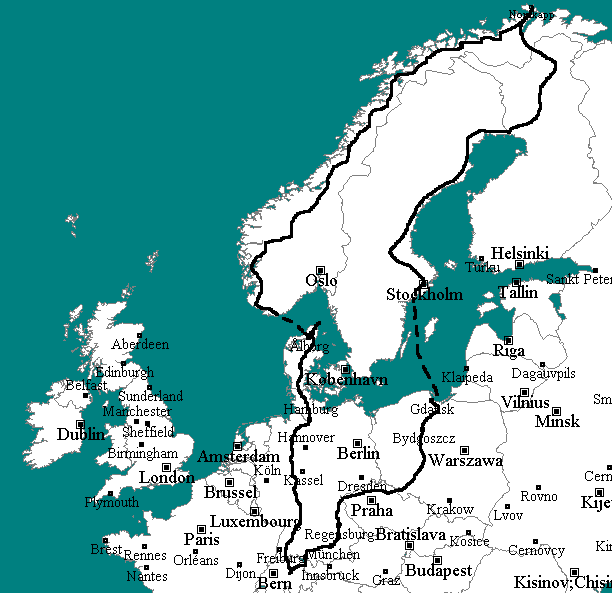 In die Karte klicken