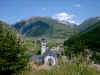 Hospental, Blick gegen Oberalppass (62400 Byte)