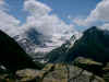 Gletscher vom Nufenen aus (41223 Byte)